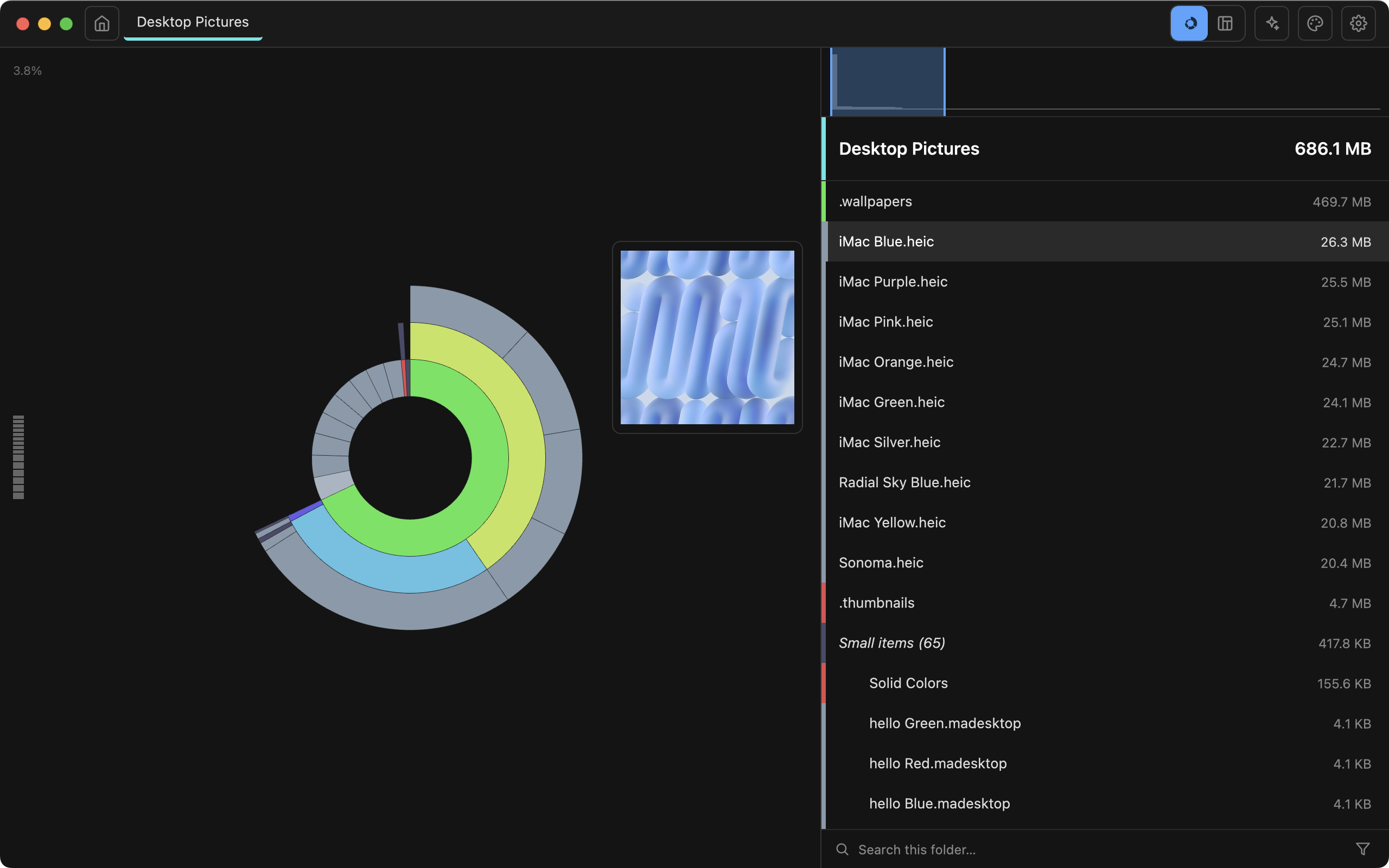 In-app Quick Look file preview